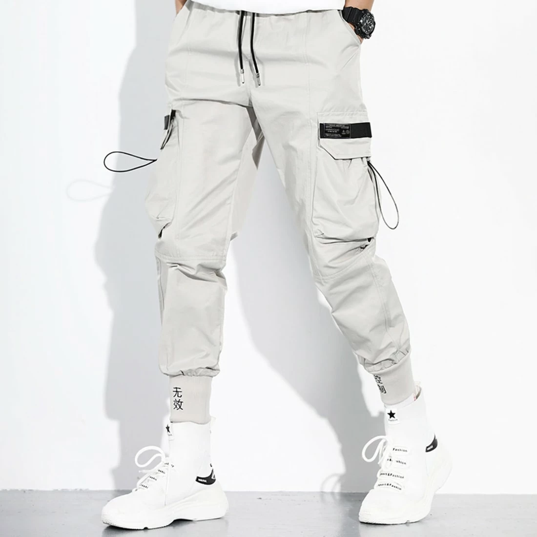 Acheter 🤩 Pantalon Cargo Regular Fit MK18171 Gris de KZR 🎁 2 Acheter 🤩 Pantalon Cargo Regular Fit MK18171 Gris de KZR 🎁