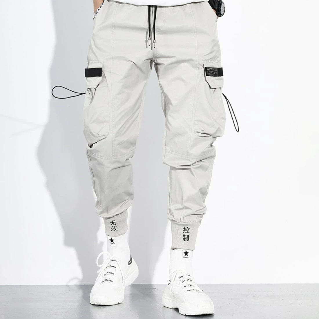 Acheter 🤩 Pantalon Cargo Regular Fit MK18171 Gris de KZR 🎁 3 Acheter 🤩 Pantalon Cargo Regular Fit MK18171 Gris de KZR 🎁 – Image 2