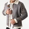 Top 10 🌟 Veste Zippée Col Mouton 220005 Gris Bleu de KZR 🧨