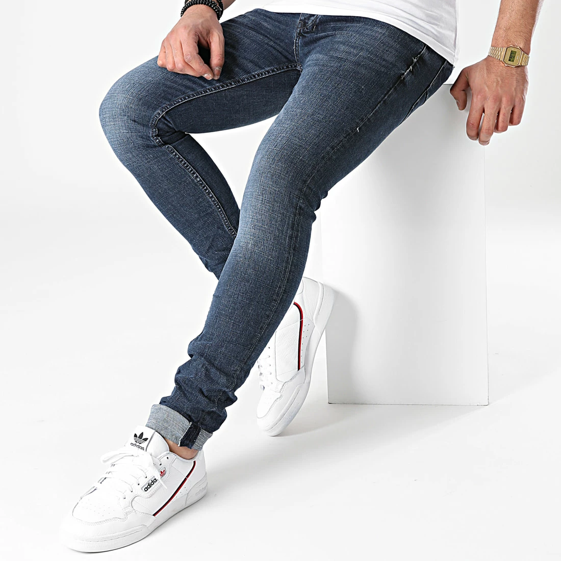 Meilleur prix 😉 Jean Skinny 37769 Bleu Denim de KZR 🔥 4 Meilleur prix 😉 Jean Skinny 37769 Bleu Denim de KZR 🔥 – Image 3