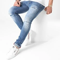 Top 10 ⌛ Jean Skinny 37709 Bleu Denim de KZR ✨ 8 Top 10 ⌛ Jean Skinny 37709 Bleu Denim de KZR ✨ -KZR Soldes kzr 260981 TH37709 MEDIUM BLUE 20210409T144304 03