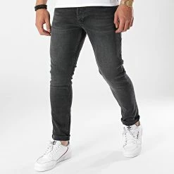 KZR Soldes 17 Meilleur prix 🧨 Jean Slim 3403 Noir de KZR 😉