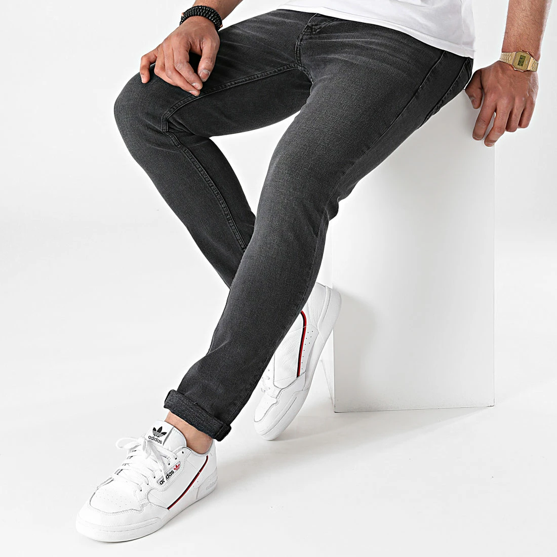 Meilleur prix 🧨 Jean Slim 3403 Noir de KZR 😉 4 Meilleur prix 🧨 Jean Slim 3403 Noir de KZR 😉 – Image 2