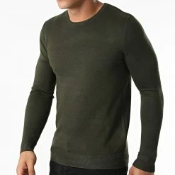 KZR Soldes 19 Meilleur prix 🔔 Pull LD-69006 Vert Foncé de KZR 😉