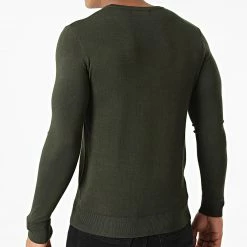 Meilleur prix 🔔 Pull LD-69006 Vert Foncé de KZR 😉 -KZR Soldes kzr 276580 LD 69006 6 20210730T144500 04