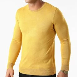 KZR Soldes 21 Tout neuf ⌛ Pull LD-69006 Jaune Moutarde de KZR 😍