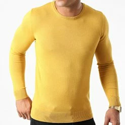 Tout neuf ⌛ Pull LD-69006 Jaune Moutarde de KZR 😍 -KZR Soldes kzr 276582 LD 69006 8 20210730T144758 03