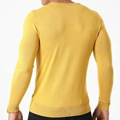 Tout neuf ⌛ Pull LD-69006 Jaune Moutarde de KZR 😍 -KZR Soldes kzr 276582 LD 69006 8 20210730T144759 04
