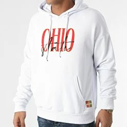 Sortie 👏 Sweat Capuche E-12110 Blanc de KZR 👍