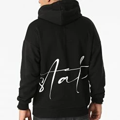 Grosses soldes 🤩 Sweat Capuche E-12110 Noir de KZR ⌛ -KZR Soldes kzr 288802 E 12110 BLACK 20211020T140124 04