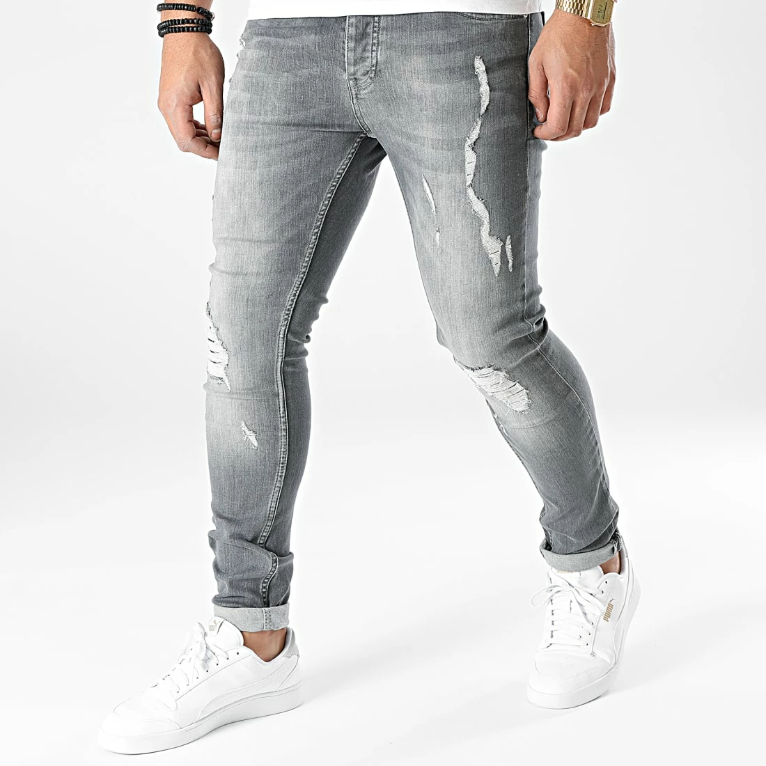 Grosses soldes 🔥 Jean Skinny 9073 Gris de KZR 🥰 3 Grosses soldes 🔥 Jean Skinny 9073 Gris de KZR 🥰