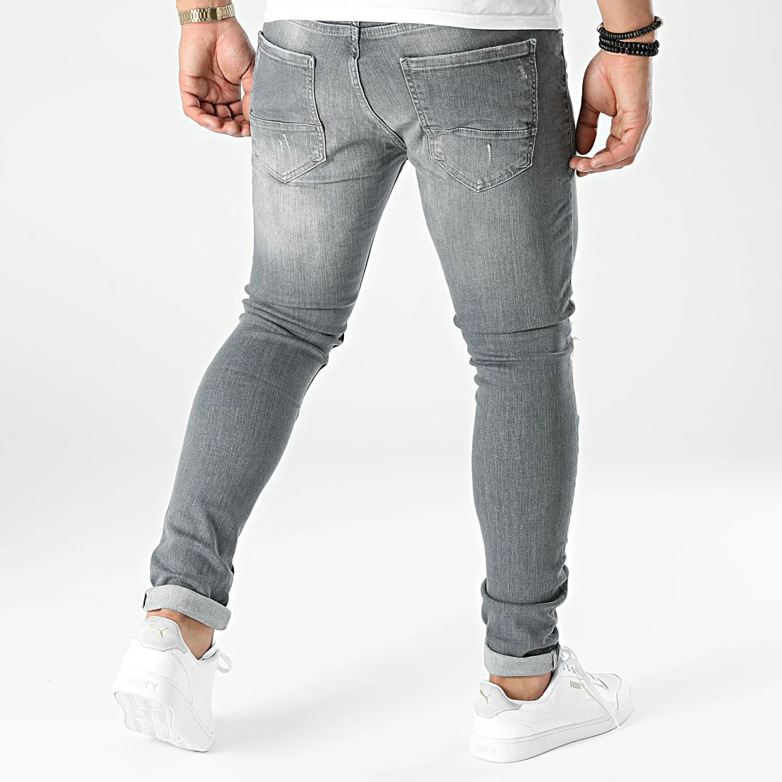 Grosses soldes 🔥 Jean Skinny 9073 Gris de KZR 🥰 6 Grosses soldes 🔥 Jean Skinny 9073 Gris de KZR 🥰 – Image 4