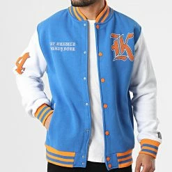 Coupon 🤩 Veste Teddy Bleu Clair Blanc de KZR 😍 -KZR Soldes kzr 295020 TEDDY ROYAL BLUE 20211214T155435 03