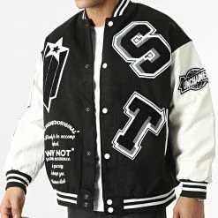 Le moins cher 🤩 Veste Teddy MK21006 Noir Blanc de KZR 👍 8 Le moins cher 🤩 Veste Teddy MK21006 Noir Blanc de KZR 👍 -KZR Soldes kzr 295616 MK21006 BLACK 20211217T161007 03