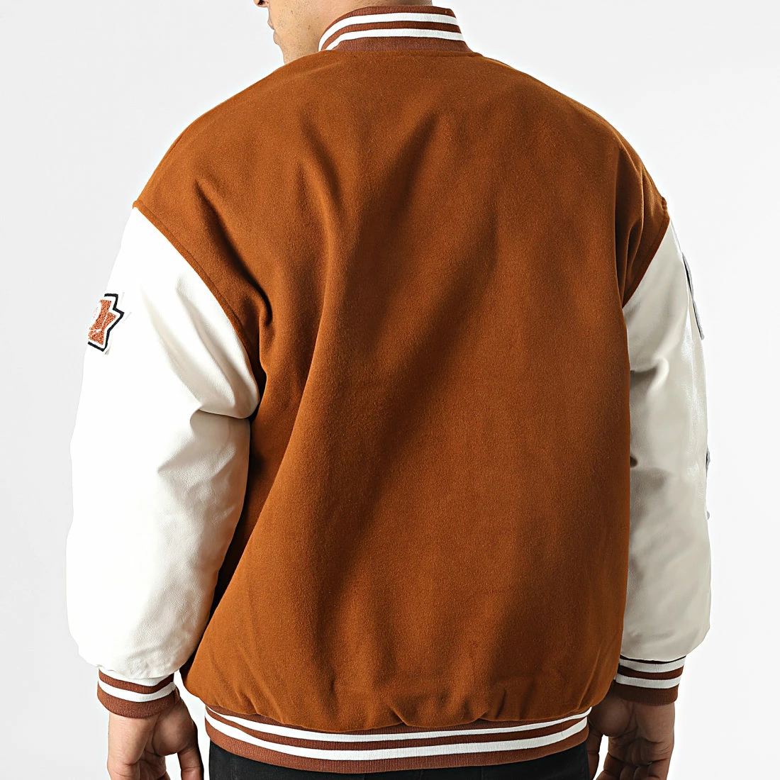 Budget 🤩 Veste Teddy MK21006 Camel Blanc de KZR 🔔 6 Budget 🤩 Veste Teddy MK21006 Camel Blanc de KZR 🔔 – Image 4