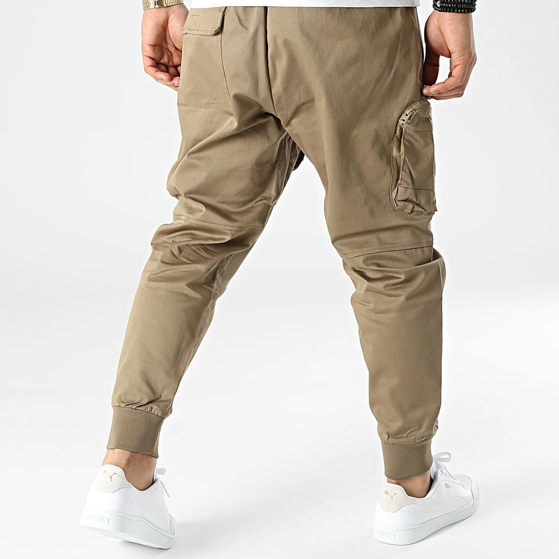 Nouveau 💯 Pantalon Cargo MK21002 Camel de KZR ⭐ 6 Nouveau 💯 Pantalon Cargo MK21002 Camel de KZR ⭐ – Image 4