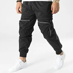 Remise 🔥 Pantalon Cargo MK21001 Noir de KZR ⌛