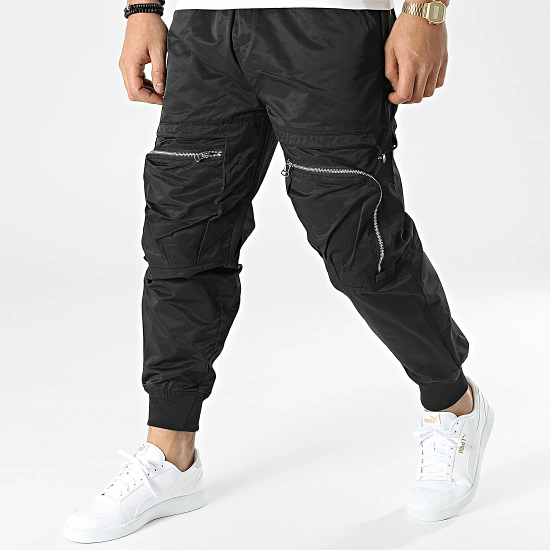Remise đ„ Pantalon Cargo MK21001 Noir de KZR â 3 Remise đ„ Pantalon Cargo MK21001 Noir de KZR â