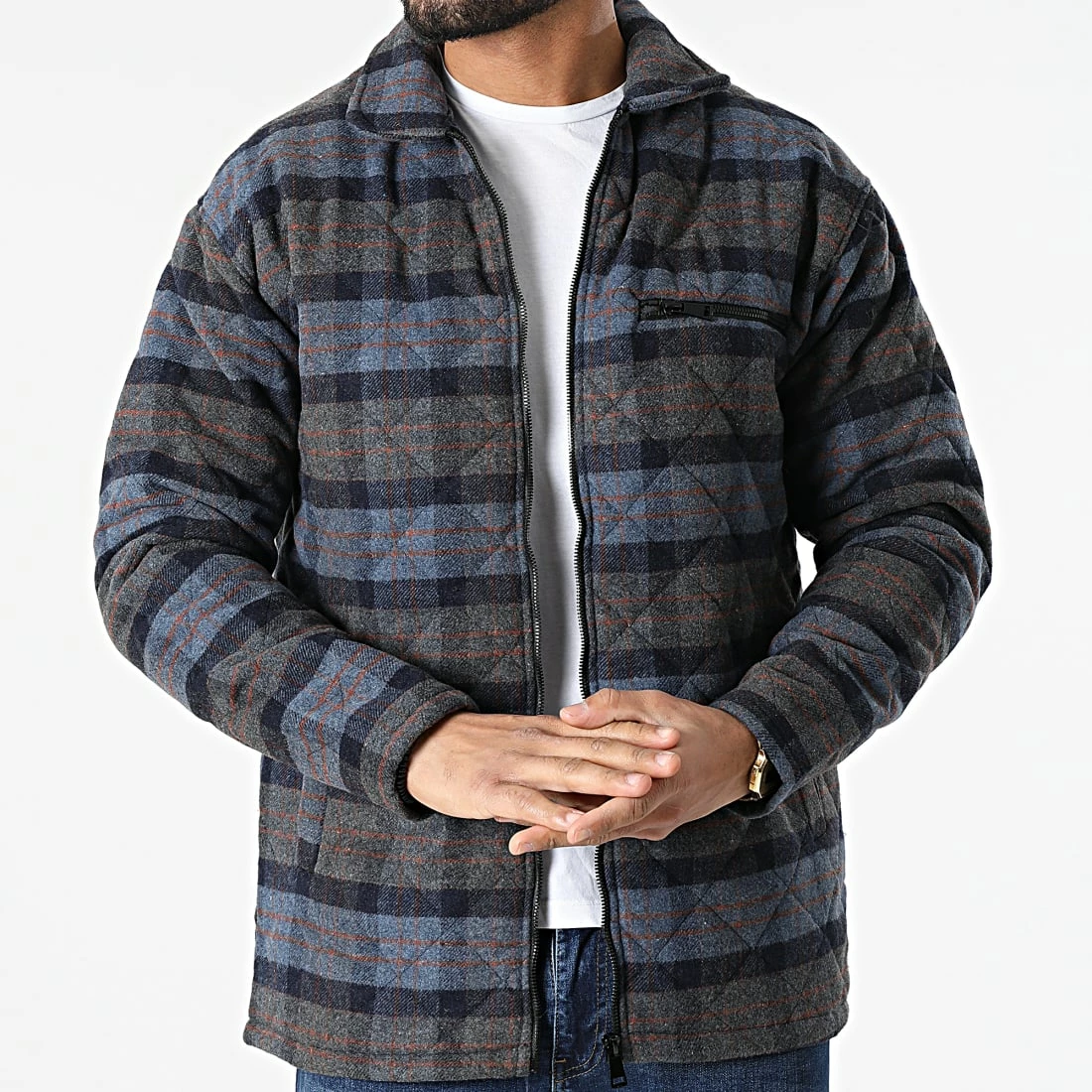 Promo 🎁 Surchemise 101400 Gris Anthracite de KZR 🥰 5 Promo 🎁 Surchemise 101400 Gris Anthracite de KZR 🥰 – Image 3