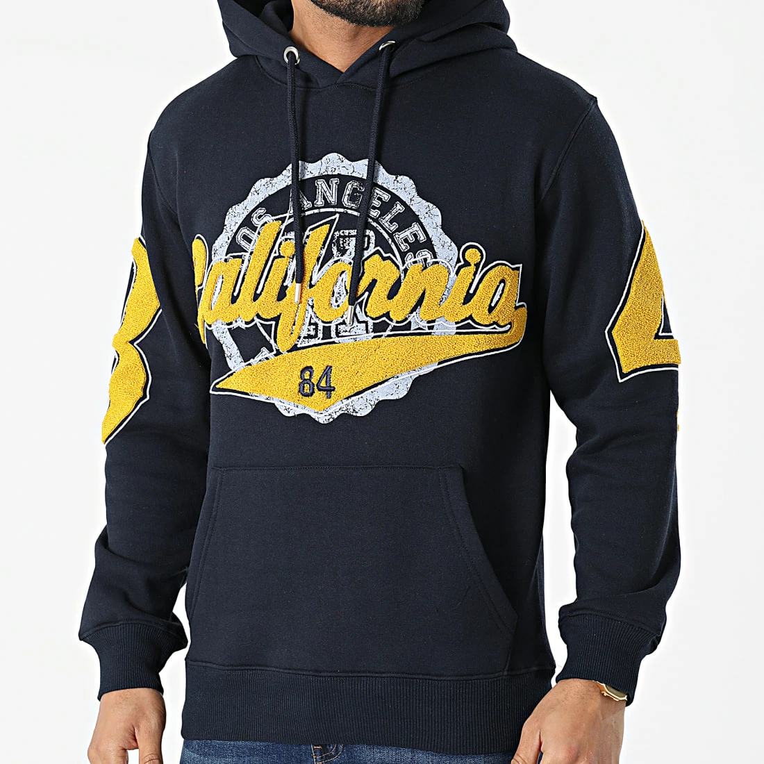 Acheter ⌛ Sweat Capuche Jack Bleu Marine de KZR 😍 3 Acheter ⌛ Sweat Capuche Jack Bleu Marine de KZR 😍