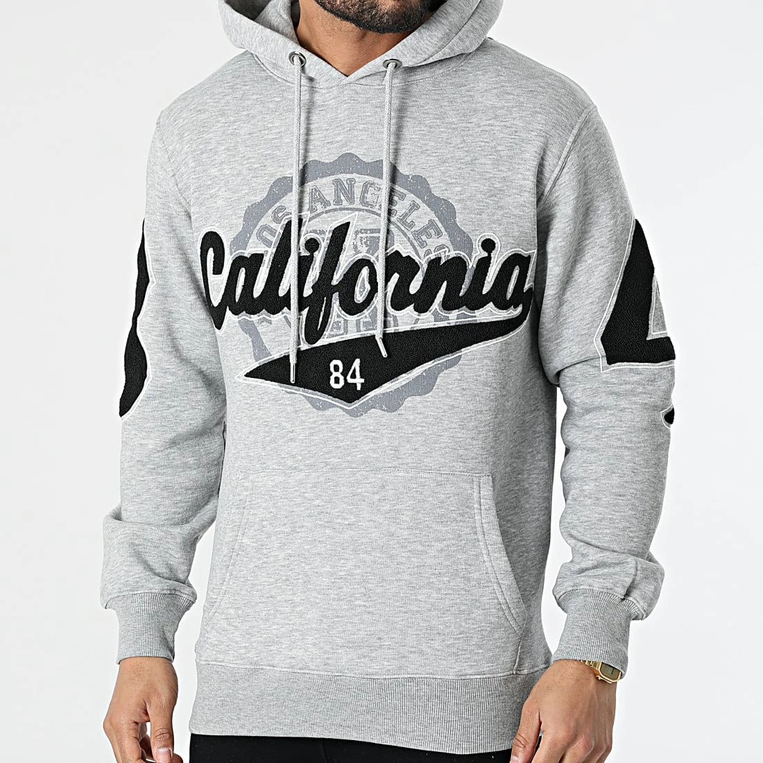 Meilleure vente 👏 Sweat Capuche Jack Gris Chiné de KZR 🧨 3 Meilleure vente 👏 Sweat Capuche Jack Gris Chiné de KZR 🧨