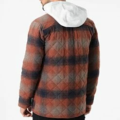 Nouveau 🎁 Surchemise 101300 Marron de KZR 🎉 -KZR Soldes kzr 296951 J 101300 BRICK MARINE 20220106T155210 04