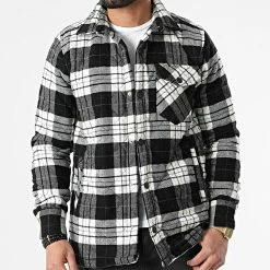 Meilleure affaire 🤩 Surchemise 101202 Noir Blanc de KZR 🎉 -KZR Soldes kzr 296954 J 101202 BLACK 20220105T160959 03