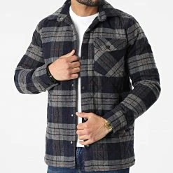 Offres ❤️ Surchemise 101202 Bleu Marine de KZR 👍