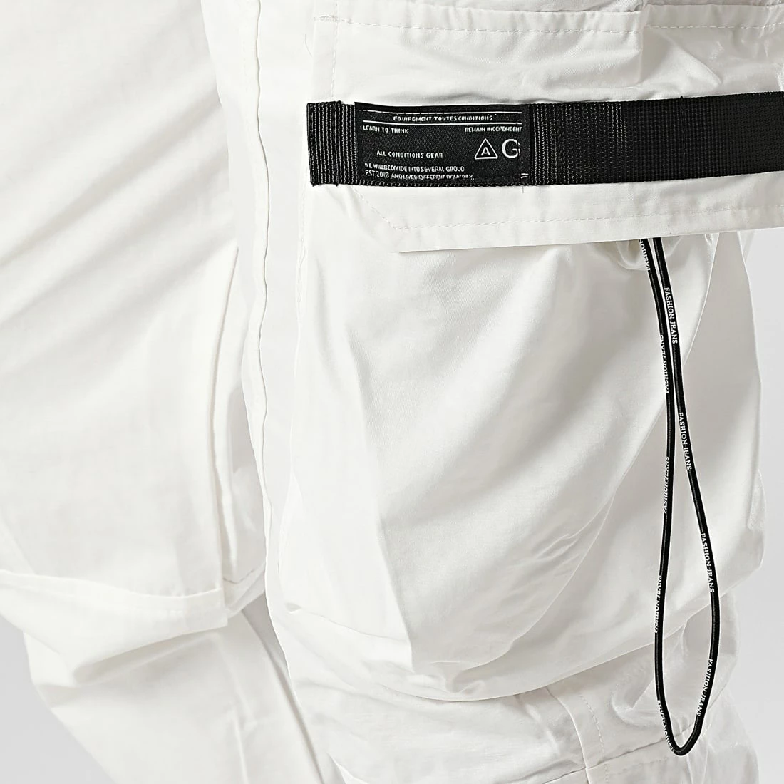 Vente flash 👏 Jogger Pant Regular Fit 18171 Blanc de KZR ❤️ 4 Vente flash 👏 Jogger Pant Regular Fit 18171 Blanc de KZR ❤️ – Image 2