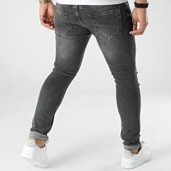 Offres 🔥 Jean Skinny P22-006 Gris Anthracite de KZR 🌟 -KZR Soldes kzr 300498 P22 006 GREY 20220131T140626 04