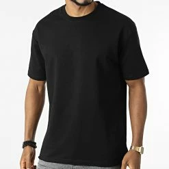 Acheter 🔔 Tee 👚 Shirt Oversize O-82001 Noir de KZR 👍