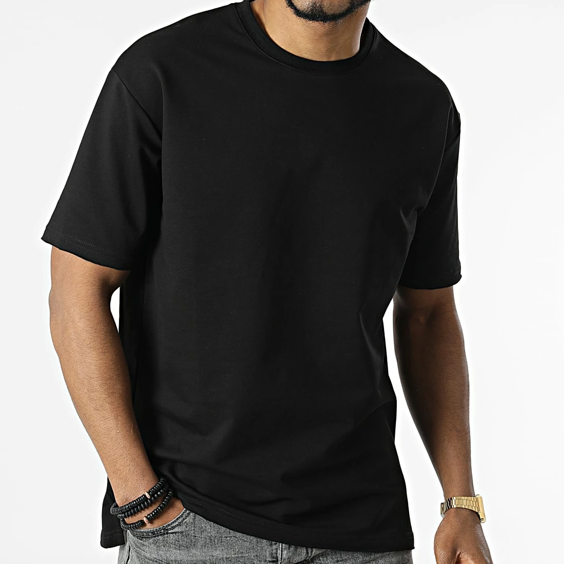 Acheter 🔔 Tee 👚 Shirt Oversize O-82001 Noir de KZR 👍 4 Acheter 🔔 Tee 👚 Shirt Oversize O-82001 Noir de KZR 👍 – Image 3