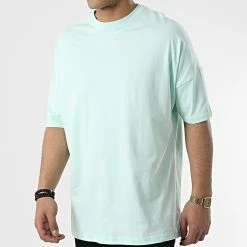 Vente flash 😉 Tee 👕 Shirt O-82003 Turquoise de KZR 🌟
