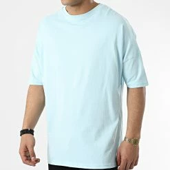 Meilleur prix 🎁 Tee 👕 Shirt O-82003 Bleu Clair de KZR 🔔