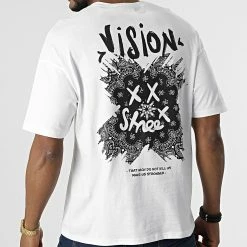 Offres 🧨 Tee 👕 Shirt C5503 Blanc de KZR ✨