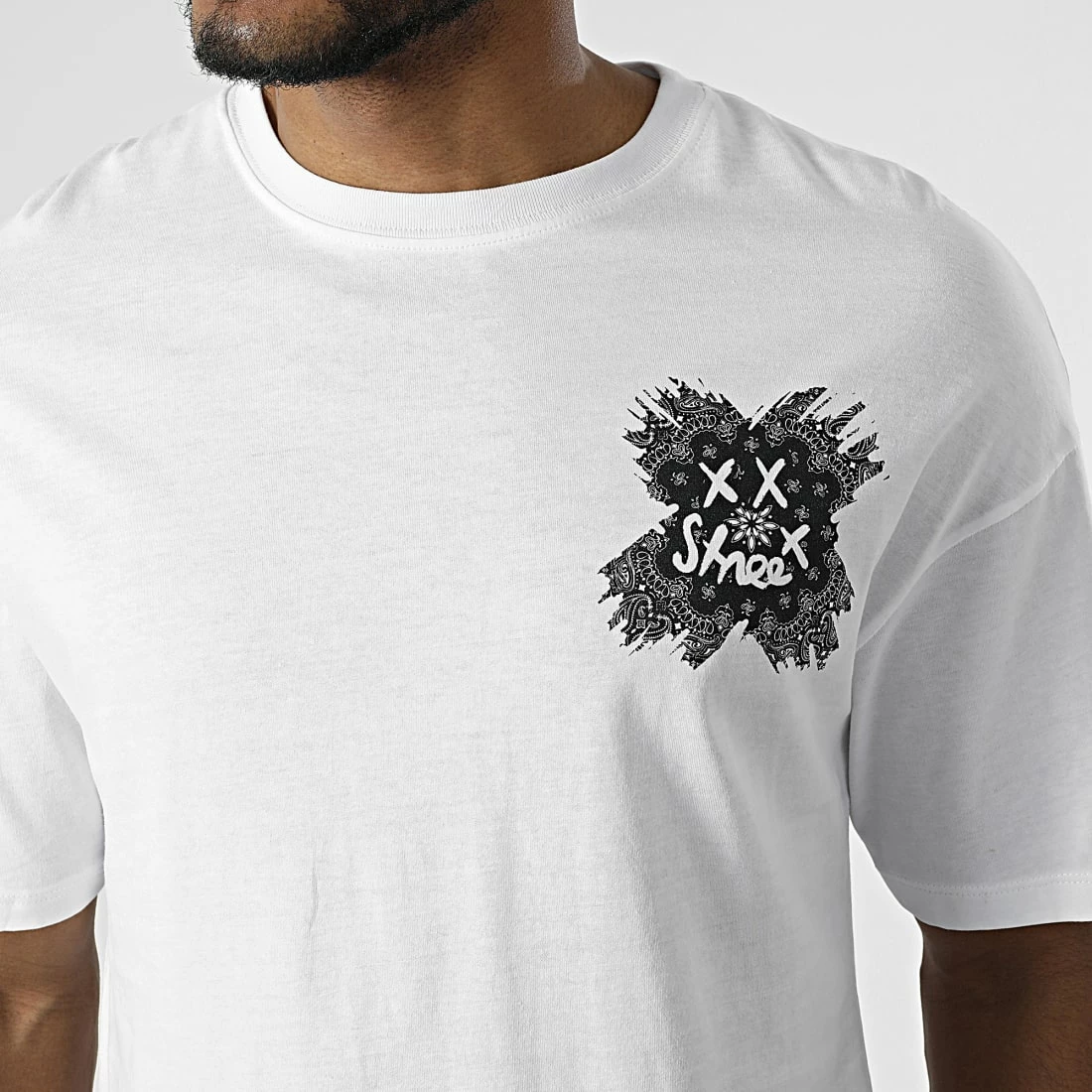 Offres 🧨 Tee 👕 Shirt C5503 Blanc de KZR ✨ 4 Offres 🧨 Tee 👕 Shirt C5503 Blanc de KZR ✨ – Image 2