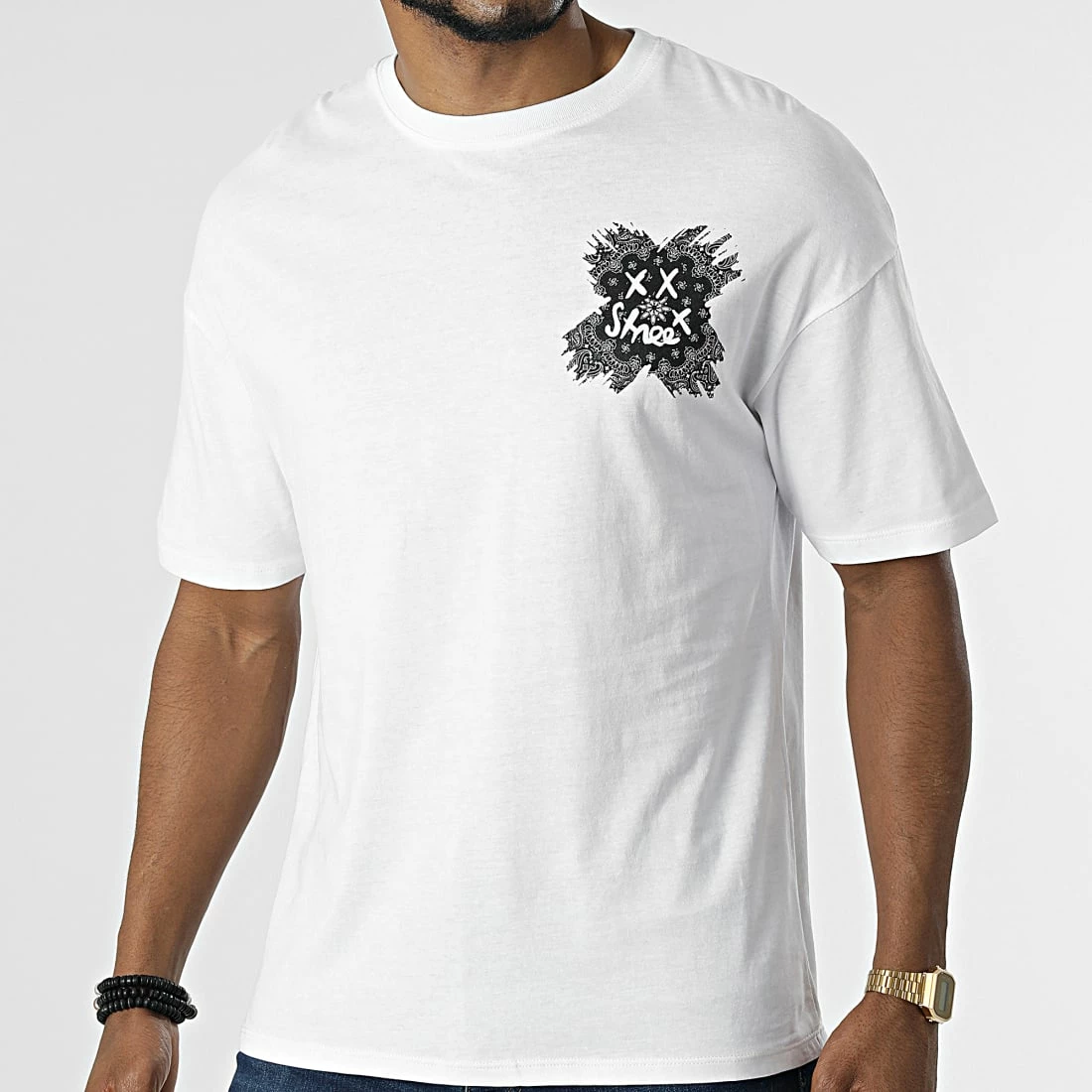 Offres 🧨 Tee 👕 Shirt C5503 Blanc de KZR ✨ 6 Offres 🧨 Tee 👕 Shirt C5503 Blanc de KZR ✨ – Image 4