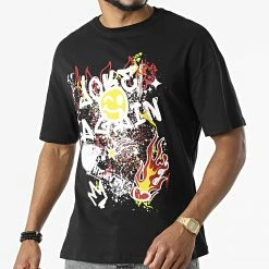 Bon marché 🌟 Tee 👚 Shirt C5581 Noir de KZR 🧨 8 Bon marché 🌟 Tee 👚 Shirt C5581 Noir de KZR 🧨 -KZR Soldes kzr 313453 C5581 BLACK 20220407T163000 03