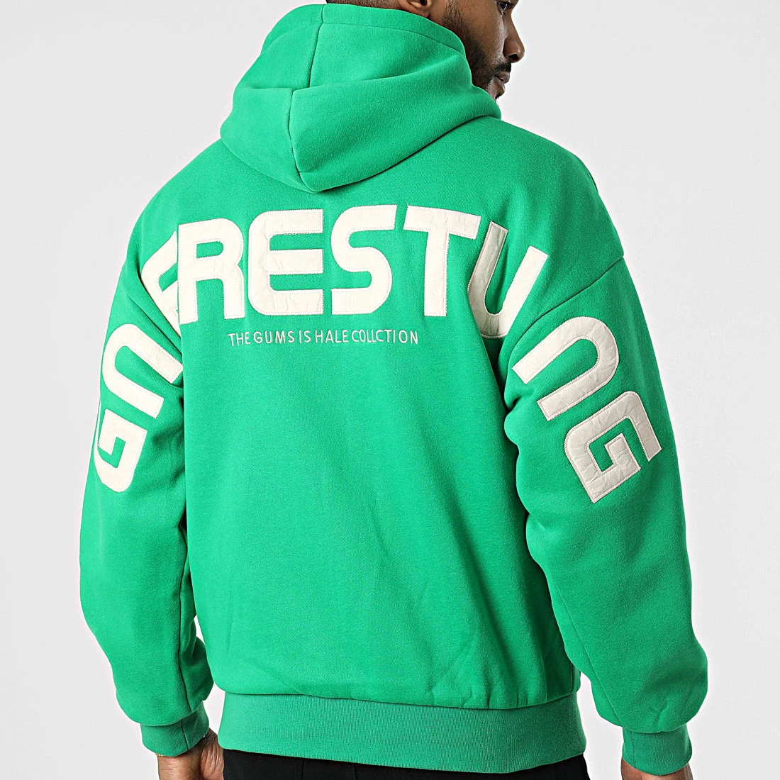 Vente flash 🔥 Veste Zippée Capuche MK21011 Vert de KZR 😍 6 Vente flash 🔥 Veste Zippée Capuche MK21011 Vert de KZR 😍 – Image 4