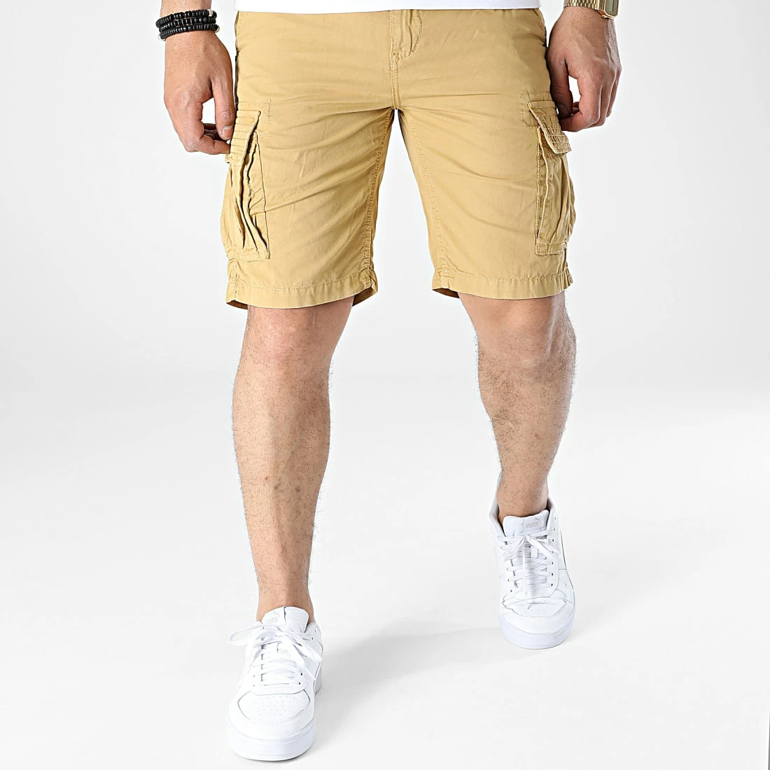 Meilleure affaire 😉 Short Cargo KD67099 Beige de KZR 🧨 5 Meilleure affaire 😉 Short Cargo KD67099 Beige de KZR 🧨 – Image 3