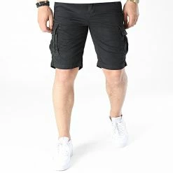 Budget ✔️ Short Cargo KD67099 Noir de KZR 🛒 -KZR Soldes kzr 313489 KD67099 BLACK 20220412T141313 03