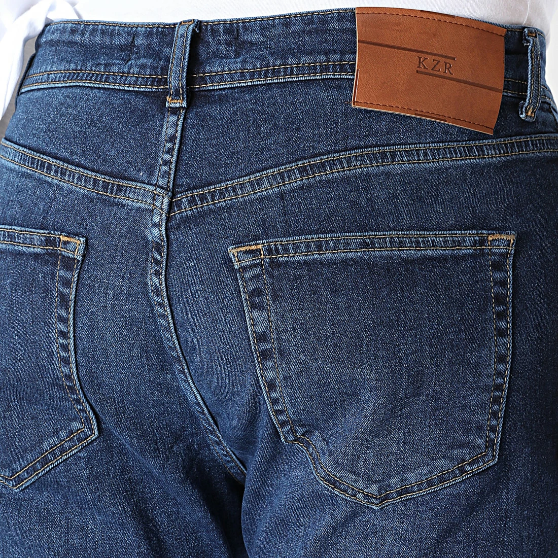 Offres 😍 Jean Regular 100 Bleu Denim de KZR 🔥 4 Offres 😍 Jean Regular 100 Bleu Denim de KZR 🔥 – Image 2