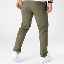 Offres 🧨 Pantalon Chino KD67088 Vert Kaki de KZR 🌟 -KZR Soldes kzr 313518 KD67088 1 ARMY 20220408T160922 04