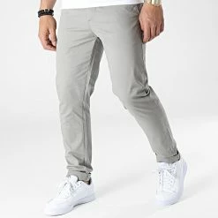 Nouveau 🔥 Pantalon Chino KD67088 Gris de KZR 🎉