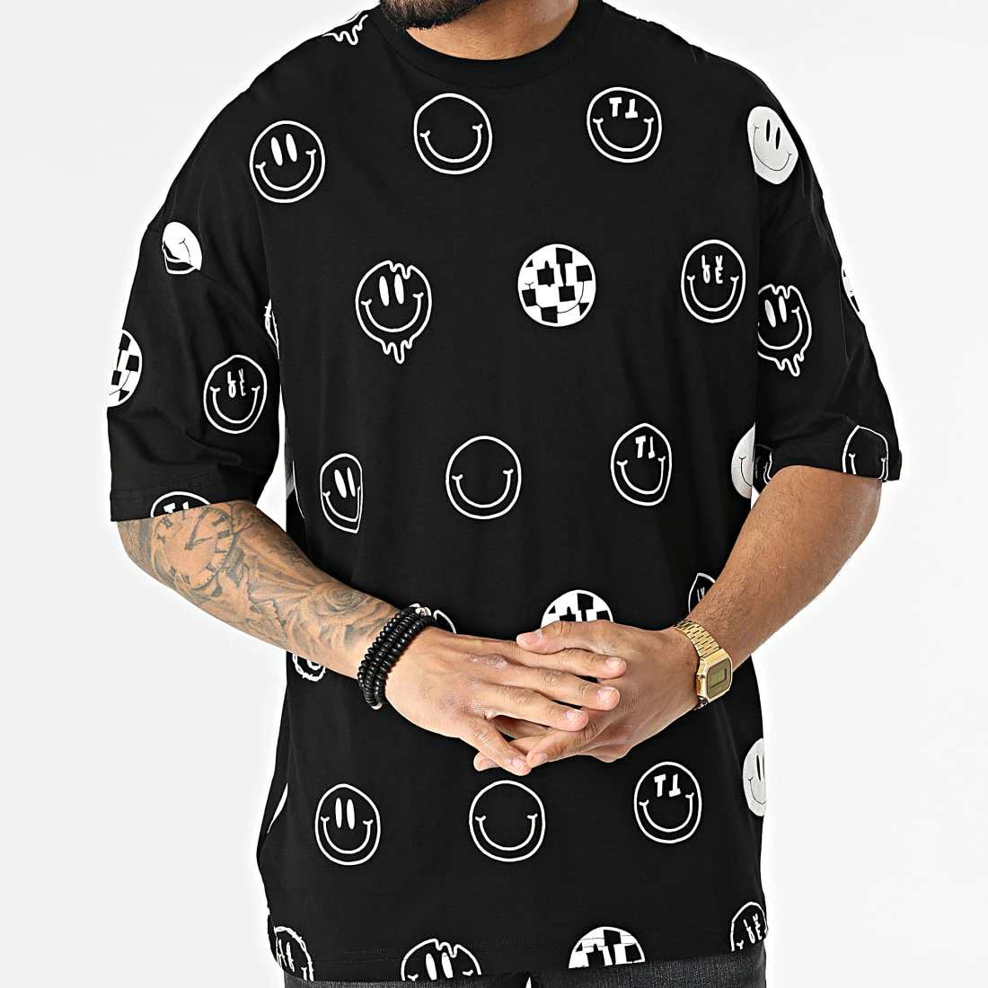 Meilleur prix 🔥 Tee 👚 Shirt O-82010 Noir de KZR 🔥 5 Meilleur prix 🔥 Tee 👚 Shirt O-82010 Noir de KZR 🔥 – Image 3