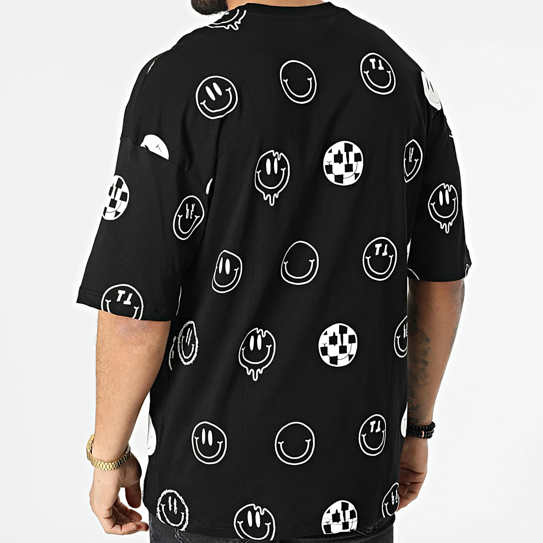 Meilleur prix 🔥 Tee 👚 Shirt O-82010 Noir de KZR 🔥 6 Meilleur prix 🔥 Tee 👚 Shirt O-82010 Noir de KZR 🔥 – Image 4