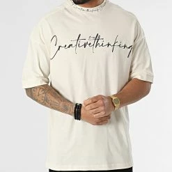 Grosses soldes ✨ Tee 👕 Shirt O-82008 Beige de KZR 😍 -KZR Soldes kzr 314410 O 82008 BEIGE 20220415T141526 03