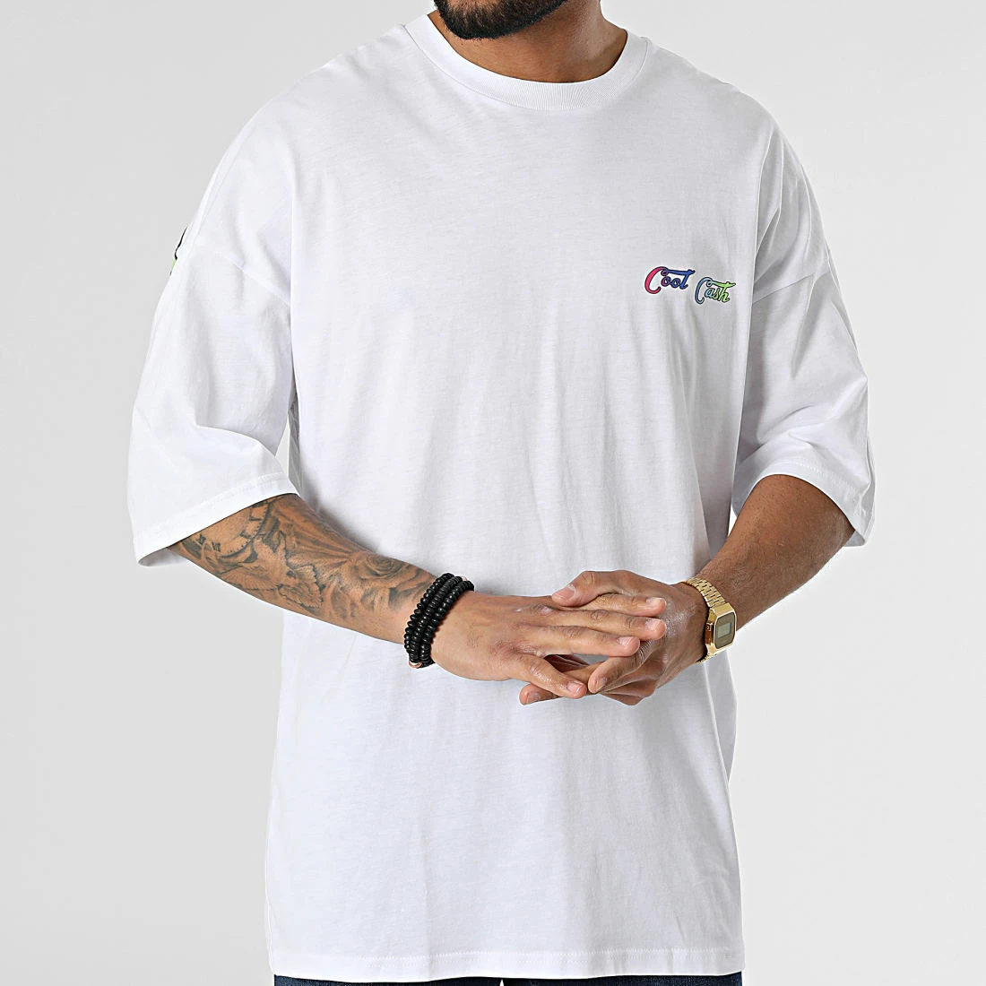 Tout neuf 🔥 Tee 👕 Shirt O-82012 Blanc de KZR ✨ 5 Tout neuf 🔥 Tee 👕 Shirt O-82012 Blanc de KZR ✨ – Image 3