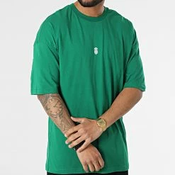 Meilleure affaire 🧨 Tee 👚 Shirt O-82013 Vert de KZR ❤️ -KZR Soldes kzr 314420 O 82013 BENETTON 20220415T141326 03