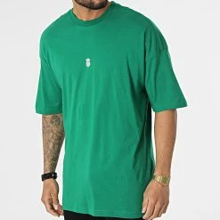 Meilleure affaire 🧨 Tee 👚 Shirt O-82013 Vert de KZR ❤️ -KZR Soldes kzr 314420 O 82013 BENETTON 20220415T141327 04